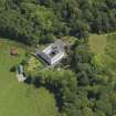 Oblique aerial view of Montgreenan stables, taken from the W.