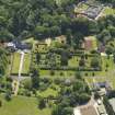 General oblique aerial view of Kelburn Castle and policies, taken from the NNW.