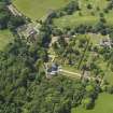 General oblique aerial view of Kelburn Castle and policies, taken from the ENE.