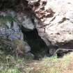 View of cave entrance, taken from S.