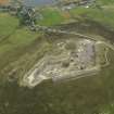 Oblique aerial view of Heddle Hill limestone quarry, looking E.