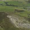 Oblique aerial view of Heddle Hill limestone quarry, looking NW.