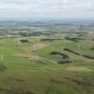 Oblique aerial view centred on the wind farm, taken from the WNW.