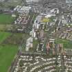 general oblique aerial view centred on Muirhouse, taken from the W.