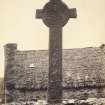View of MacMillan's Cross, Kilmory Chapel.
Titled: 'Kilmory No 4 Other side of the same cross'. 
