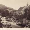 View of Mill of Auchendryne, Aberdeenshire.
Titled: 'Mill on Clunie Water - Braemar'.

