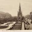 General view
Titled: 'Edinburgh - Princes Street - Sir W Scotts Monument' 
