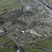 Oblique aerial view of Newton Stewart, taken from the S.