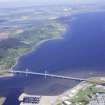 General oblique aerial view of the Kessock Bridge, taken from the SW.