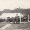 View of crowd
Titled: 'Laying foundation stone at North East Corner of Retort House No 1. 16th October 1899'. 
