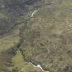 General oblique aerial view of the confluence of Gleann Tanagaidh and Strathcromble.