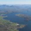 General oblique aerial view of Loch Ewe, taken from the N.