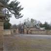 General view from WSW of King's Gate entrance to Dalkeith Palace.