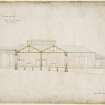 Edinburgh Academy.
Lateral section through building to East of centre.
Titled: 'New High School. No.7'  '131 George Street July 4th 1823'