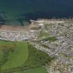 General oblique aerial view centred on the town of Cullen, taken from the S.
