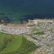 General oblique aerial view centred on the town of Cullen, taken from the S.