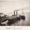 View of ships at Crinan.
Titled:  '41. 'Chevalier' coaling at Crinan'.
