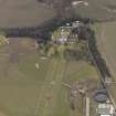 General oblique aerial view centred on the country house, taken from the ENE.