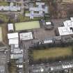 Oblique aerial view centred on the school,  taken from the N.