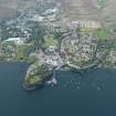 General oblique aerial view of Portree, taken from the SE.