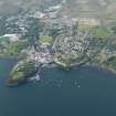 General oblique aerial view of Portree, taken from the ESE.
