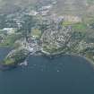 General oblique aerial view of Portree, taken from the ESE.