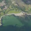 Oblique aerial view of Ardarroch and Ardoch centred on the fish traps in the bay, taken from the W.