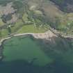 Oblique aerial view of Ardarroch and Ardoch centred on the fish traps in the bay, taken from the W.