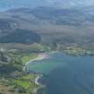 General oblique aerial view of Ardarroch and Achintraid, taken from the NW.