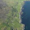 General oblique aerial view of the township of Ormsaigbeg looking towards Kilchoan, taken from the SW.