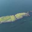 General oblique aerial view of Eilean Musdile, taken from the SE.