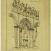 Holyrood Abbey.
Sketch of south aisle.