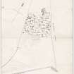 Fragment of 19th Century estate plan.