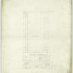 Digital copy of Edinburgh, Trinity Crescent, Trinity Baths.
Plan of ground floor.
Titled: 'Trinity Baths'.