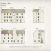 Elevations of Pittencrieff House, Dunfermline.