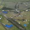 Oblique aerial view of T in the Park at Balado Bridge airfield, taken from the WSW.