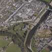 Oblique aerial view centred on the parish church, taken from the SSE.