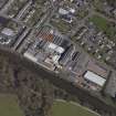 Oblique aerial view centred on the mills, taken from the S.