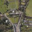 Oblique aerial view centred on the Castle Jail, taken from the NNE.