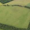 Oblique aerial view of the parchmarks of the fort, taken from the E.