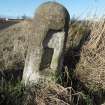 View of milestone from E.