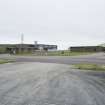 View from WSW of the Forward Support Squadron HQ with the Armamewnts  Engineering Flight and Armaments Role Bay buildings.