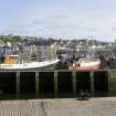 N Basin, boat yard jetty, view from N