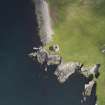 Oblique aerial view centred on the Broch of Mousa, taken from the SW.