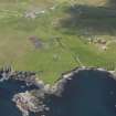 Oblique aerial view of the Burn of Glover, looking to the WSW.