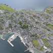 Oblique aerial view of Lerwick, looking to the SSW.