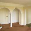 Interior. Ground floor, hall, view from NW