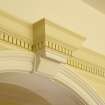Interior. Ground floor, hall, detail of cornice