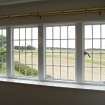 Interior. 1st floor, bedroom, detail of window (daylight)