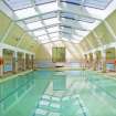 Interior view of pool from E, George Watson's College gymnasium, Edinburgh.